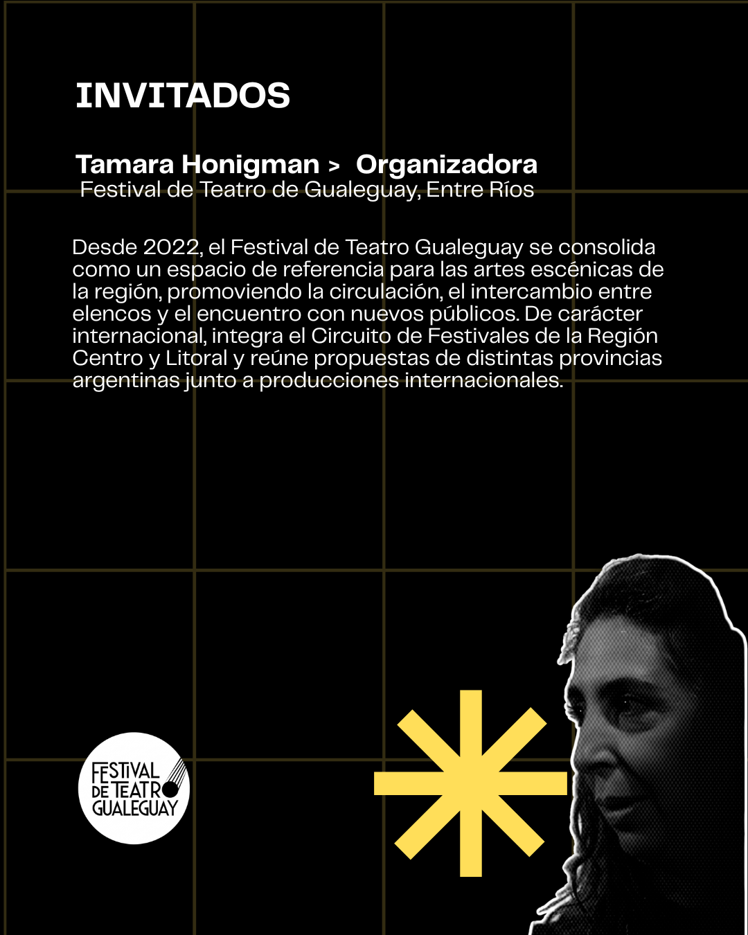 Tamara Honigman – Festival de Teatro Gualeguay (Entre Ríos)