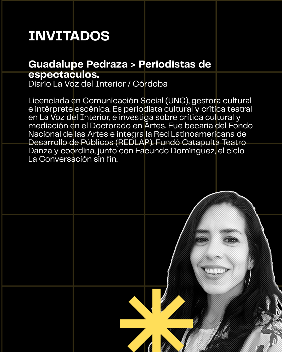 Guadalupe Pedraza – Periodista y Crítica Cultural (Córdoba)